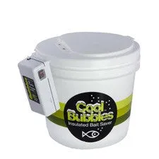 Cool Bubbles 10.5 Quart Insulated Bait Bucket