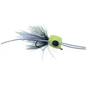 Wiggle Size 10 Popper - 12 Piece - Glo/Black/White