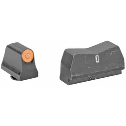 DXT2 Big Dot Suppressor Height Tritium Handgun Sight Set for Glock 17/19 - Orange