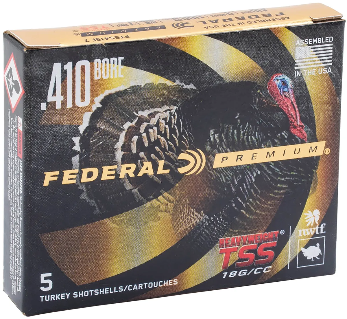 Premium Turkey Heavy TSS #8 3" 410 Gauge Shotgun Ammo - 5 Round Box