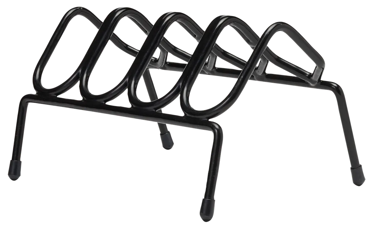 Four Handgun Steel Pistol Rack - Black