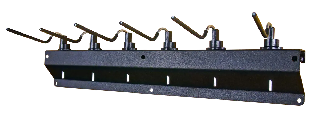 Gun Safe 6 Pistol Rack - Black