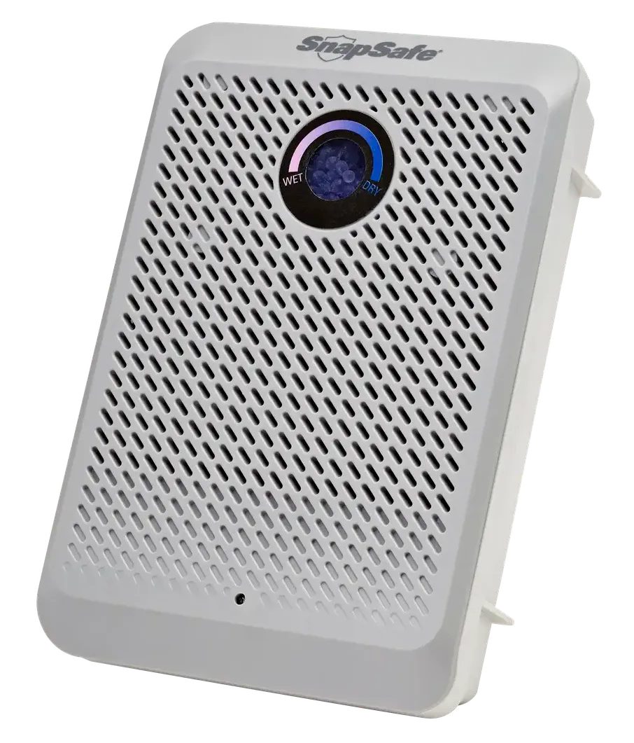 SnapSafe Medium 110V Rechargeable Dehumidifier - White