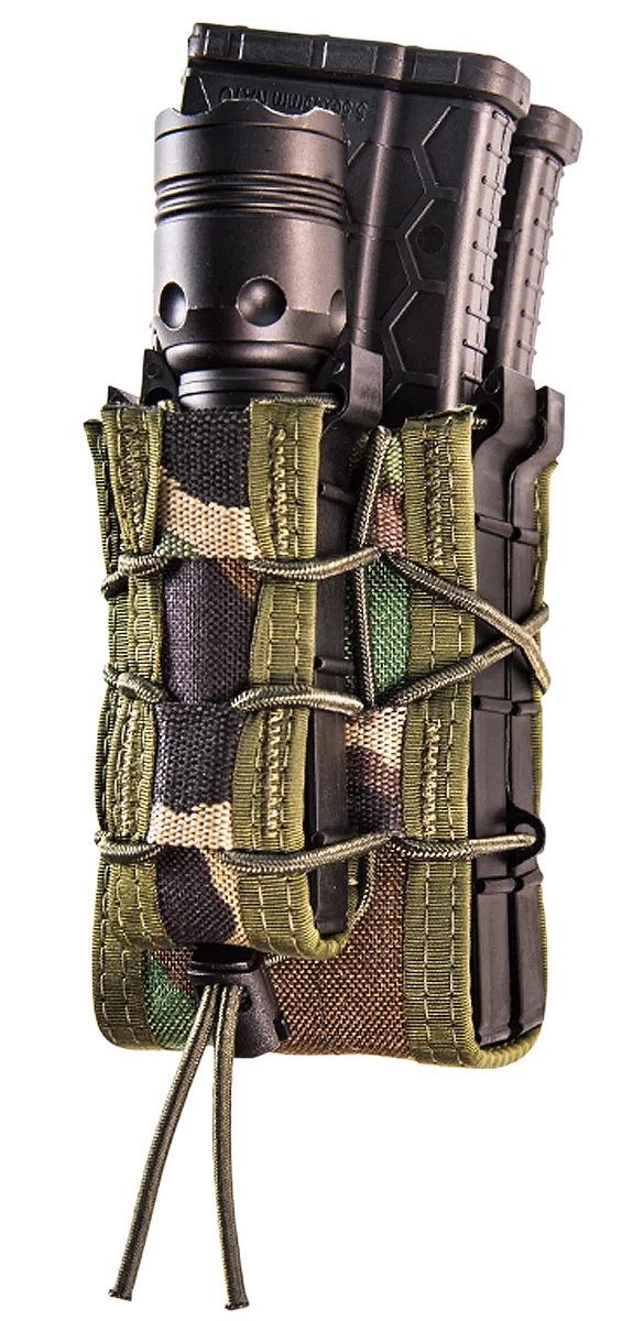 Taco X2RP Double MOLLE Pistol Magazine Pouch - Multi-Cam