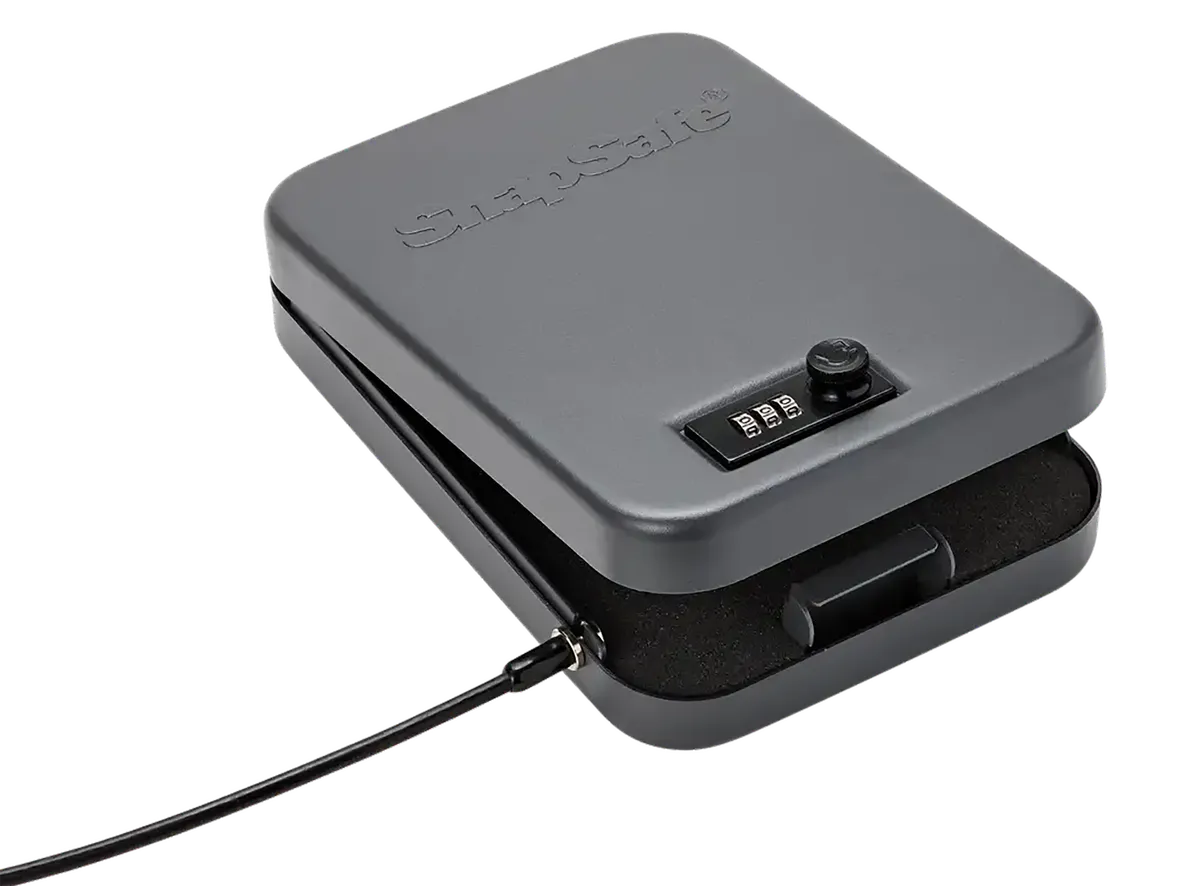 SnapSafe XL Combination/Key Lock Box - Black