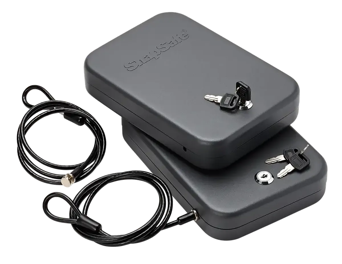 SnapSafe Large Keyed Alike 2Pack Lock Box - Black