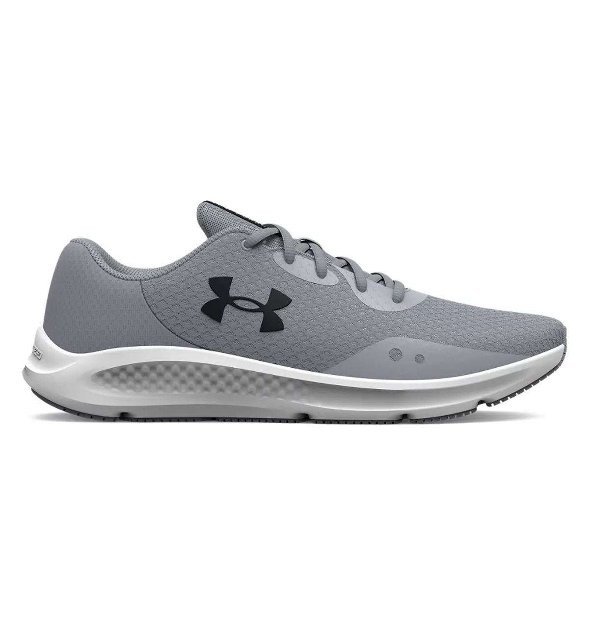 Mod Gray - Men's UA Charged Pursuit 3 Running Shoes
