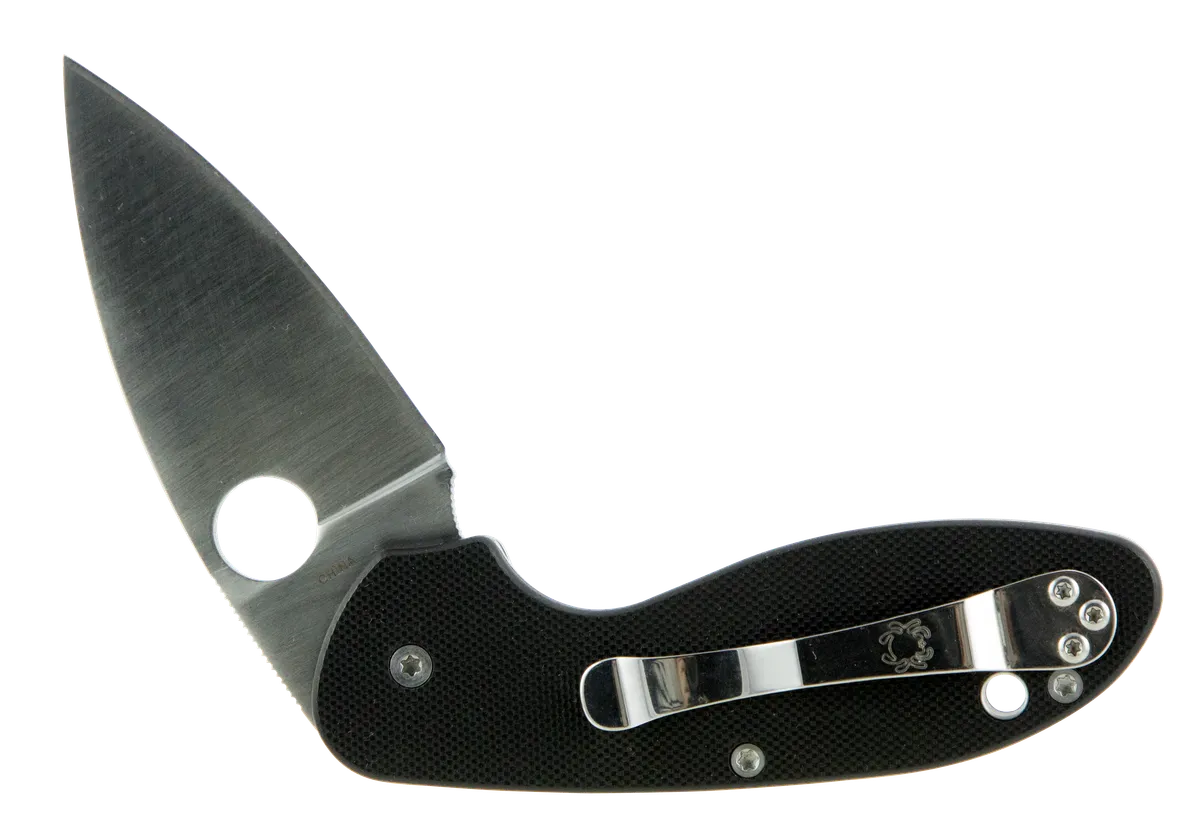 Efficient 2.98" Drop Point Plain Blade Folding Knife