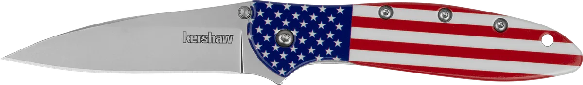 Leek USA EDC 3" Folding Drop Point Plain Blade Knife
