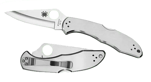 Delica 4 2.95" Drop Point Plain Blade Folding Knife