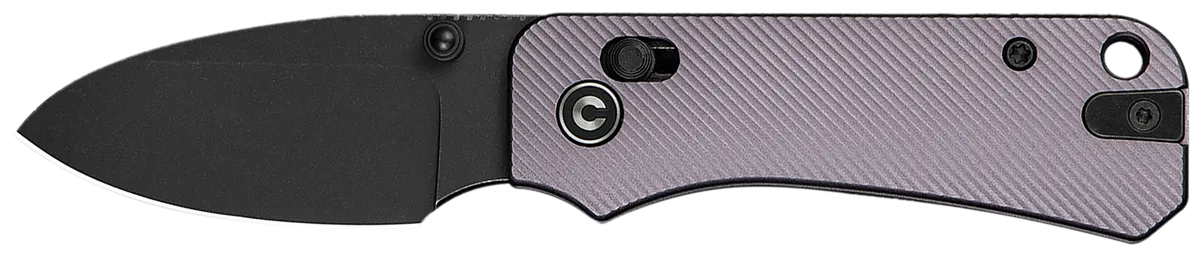 Baby Banter 2 2.34": Folding Drop Point Plain Knife - Purple