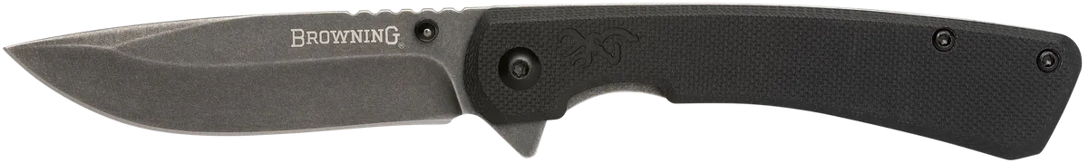 Branded Rock EDC 3" Drop Point Plain Folding Knife