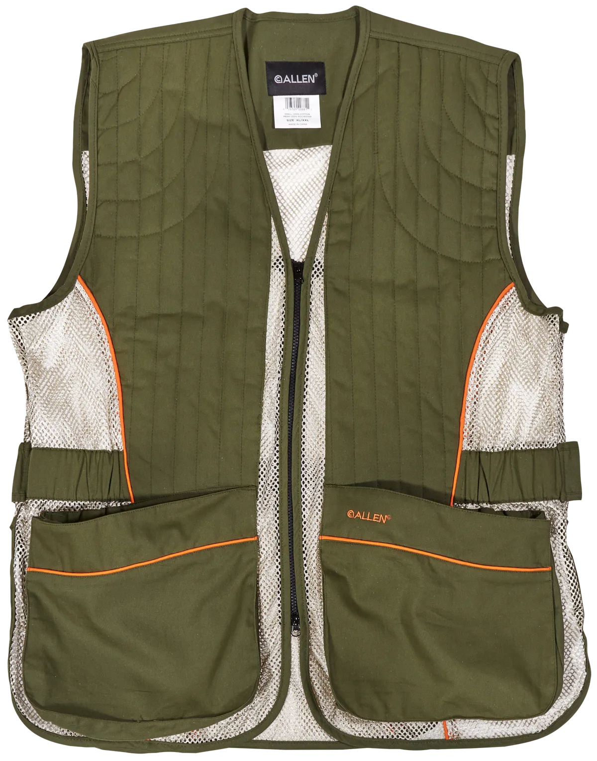 Ace Shooting Vest - Olive/Tan