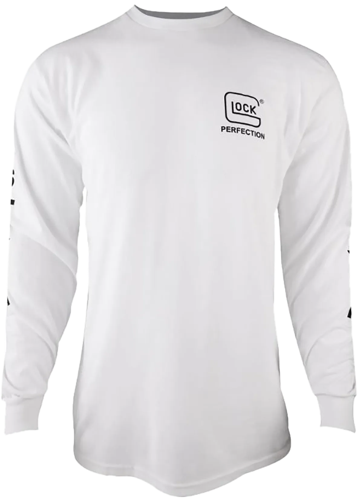 White - Perfection Pre-Shrunk Cotton Long Sleeve Shirt