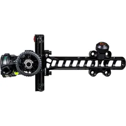 Stealth Black - Axcel Driver AVX Plus Standard-Pro Single Pin Bow Sight - Left Hand
