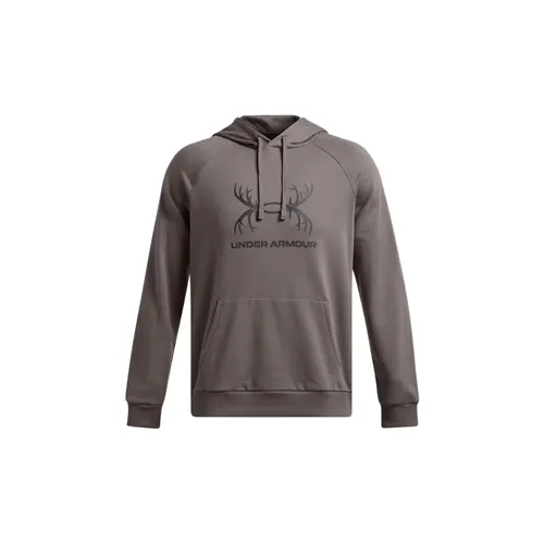 Fresh Clay - Men's UA Rival Fleece Antler Hoodie