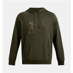 OD Green - Men's UA Rival Fleece Antler Hoodie