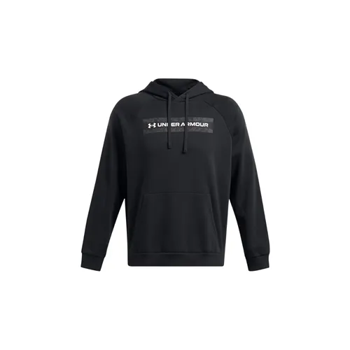 Men's UA Rival Fleece Camo Chest Stripe Hoodie