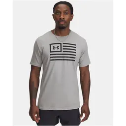 Steel - Men's UA Freedom Flag Printed T-Shirt