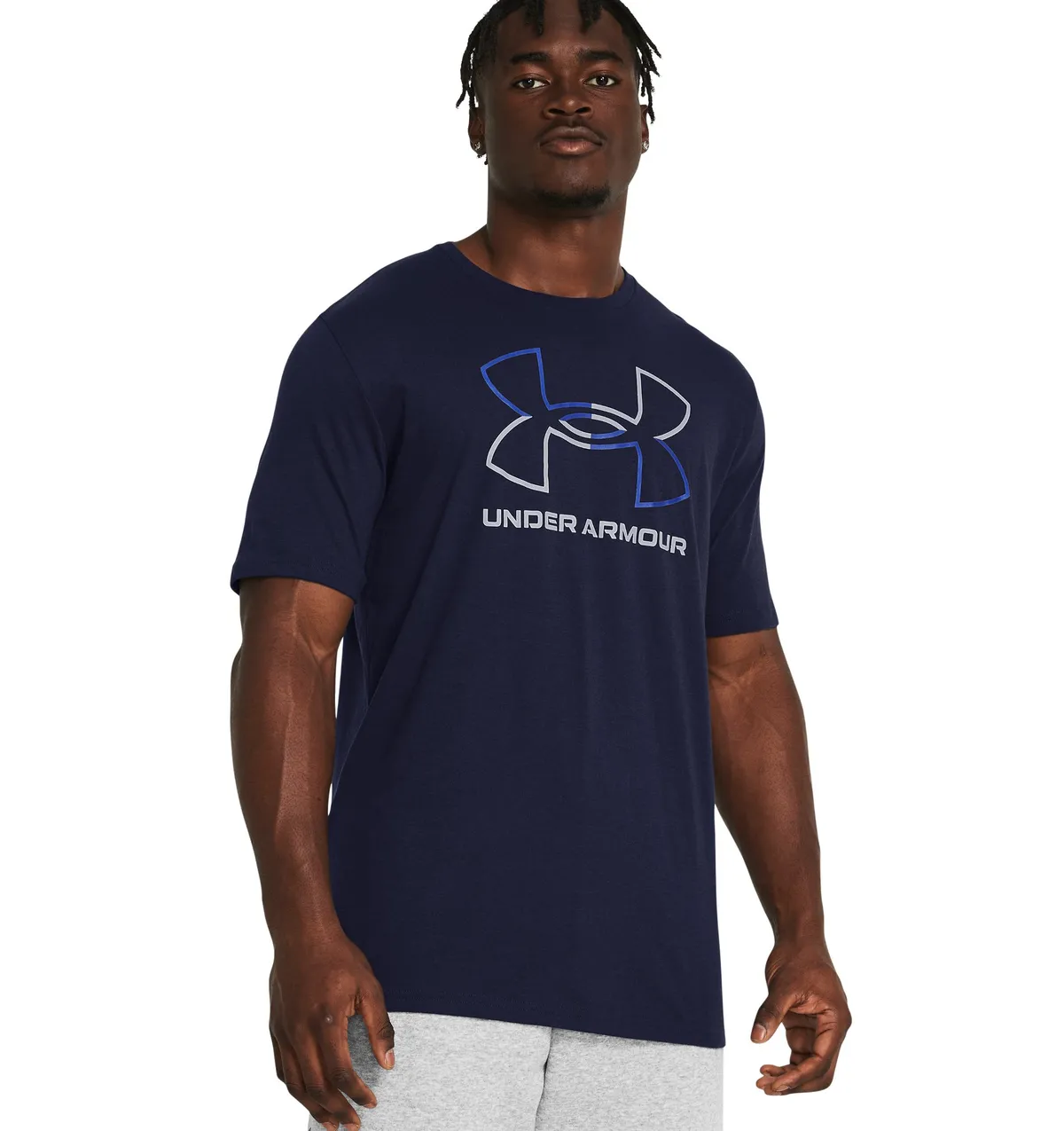 Navy - Men's UA Foundation Short Sleeve T-Shirt