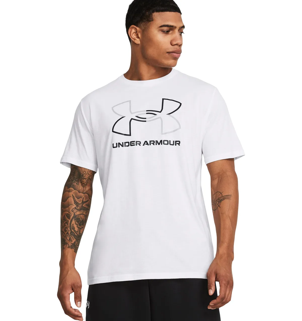White - Men's UA Foundation Short Sleeve T-Shirt