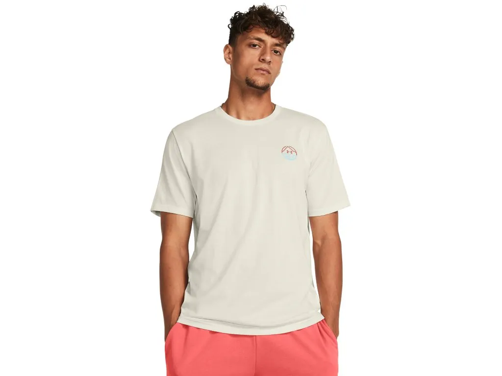 White - Men's UA Outdoor Cube Short Sleeve T-Shirt