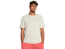 White - Men's UA Outdoor Cube Short Sleeve T-Shirt