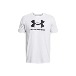 White - Men's UA Sportstyle Logo Short Sleeve T-Shirt