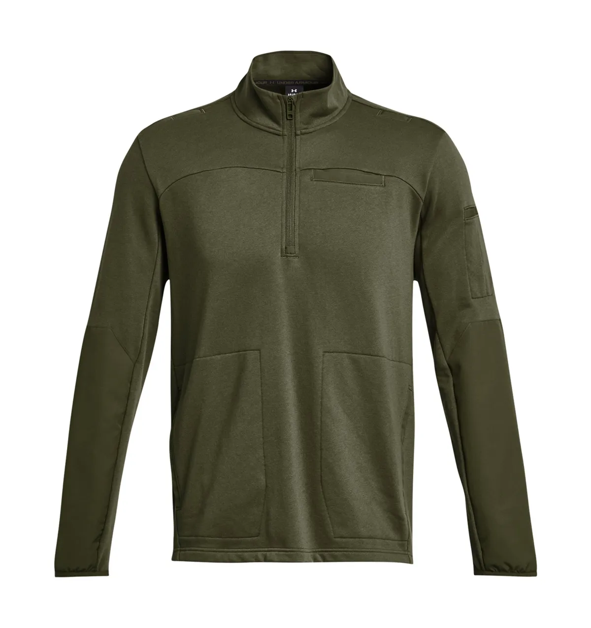 Green - UA Rival Fleece Tactical Job 1/4 Zip