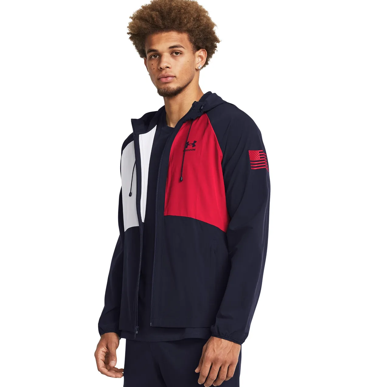 Navy - Men's UA Freedom Windbreaker Jacket