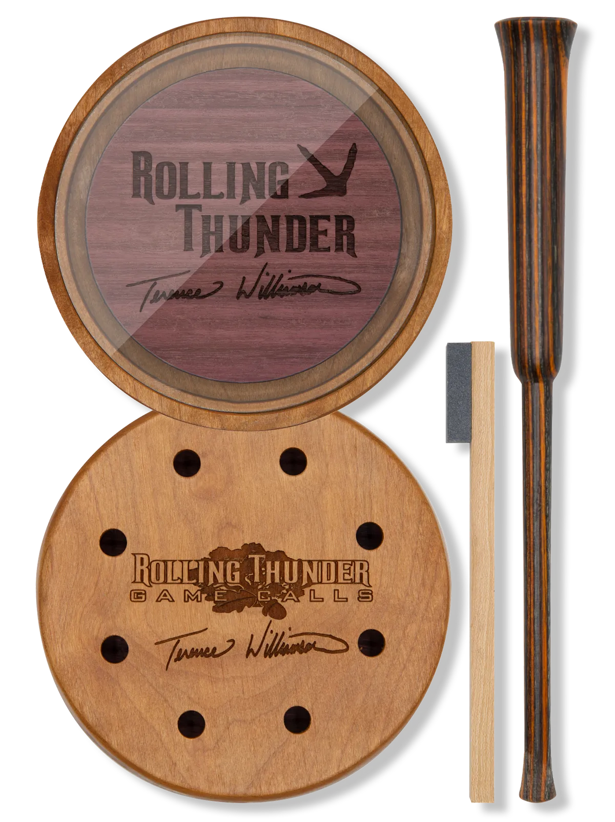 Rolling Thunder Terence Williamson Crystal Turkey Call