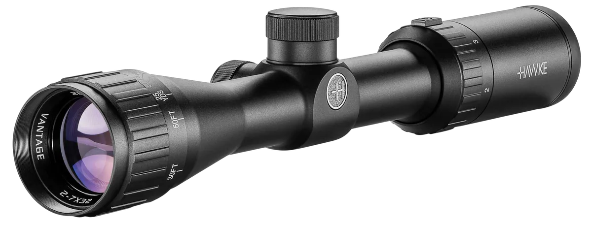 Vantage Riflescope - 2-7x32mm Mil-Dot Reticle