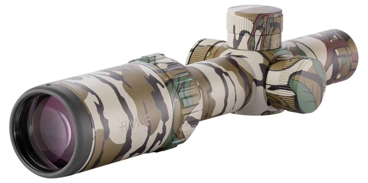 Vantage IR Riflescope - 1-4x20mm Red/Green Turkey DOT IR Reticle - Camo