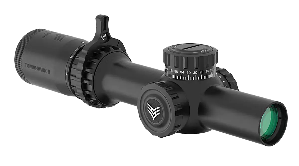 Tomahawk II Riflescope - 1-4x24mm BDC Red Reticle