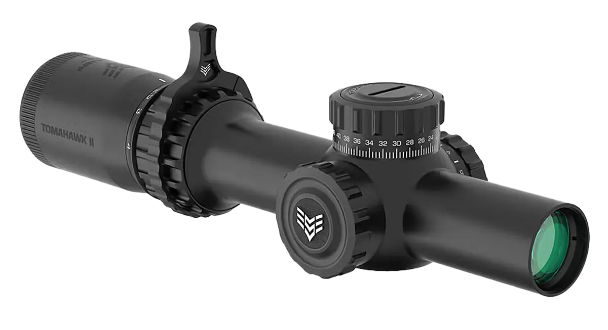 Tomahawk II Riflescope - 1-4x24mm BDC Green Reticle