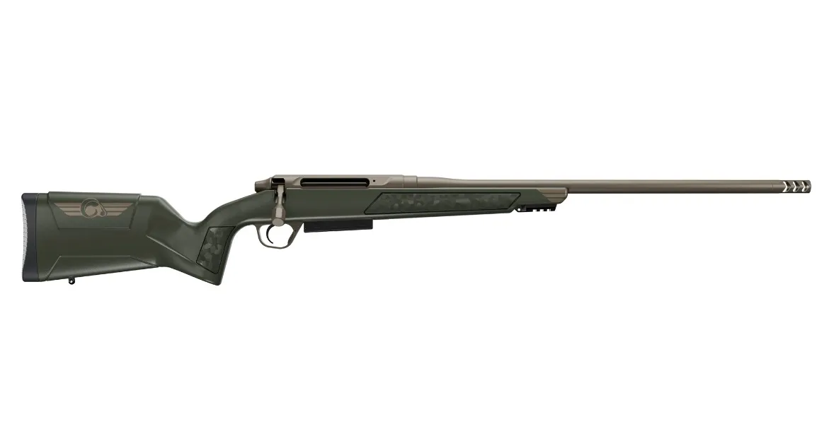 Evoke 22" 4 Round 6.5 PRC Bolt Action Rifle - Bronze/Green