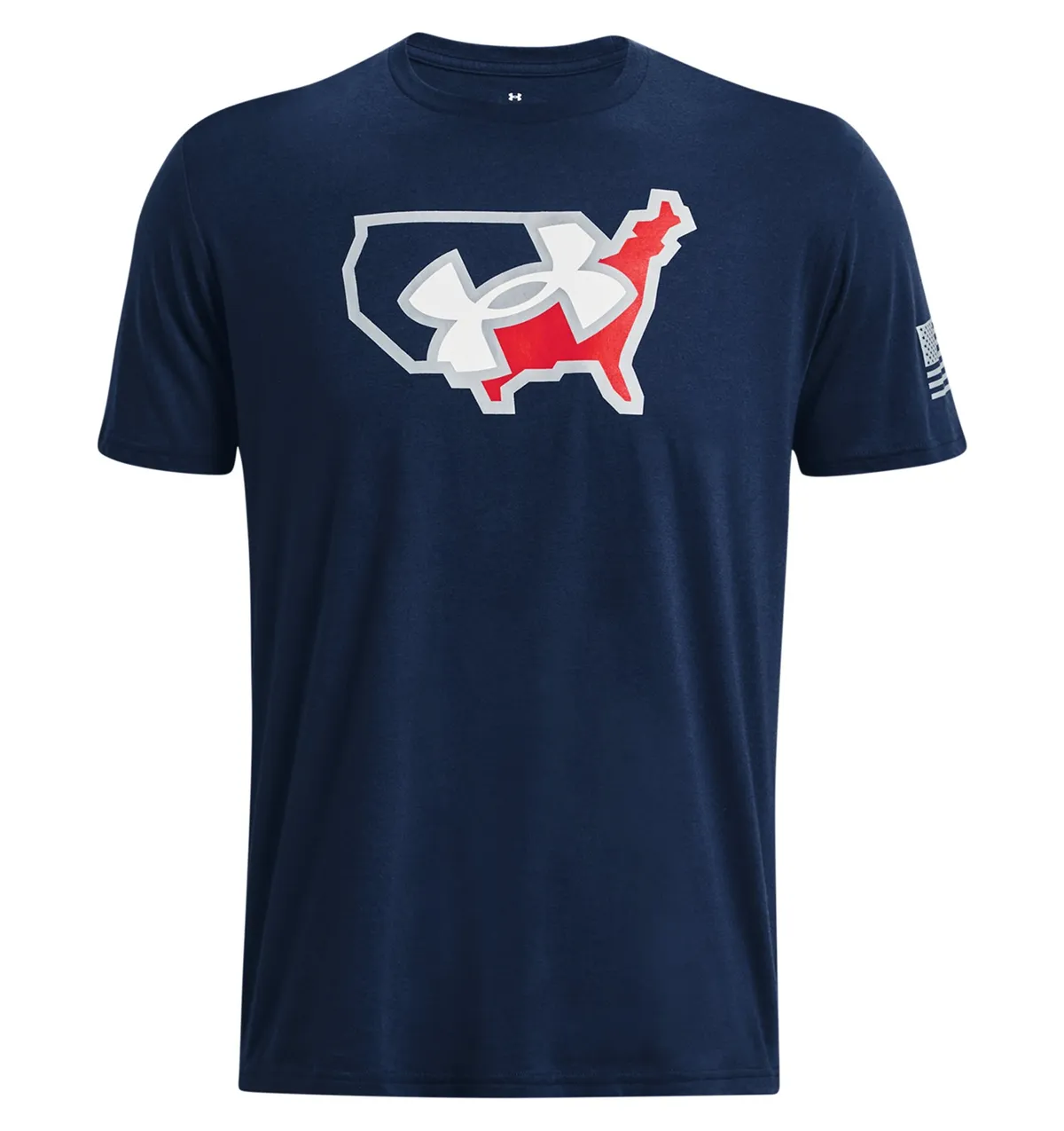 UA Freedom Big Flag Logo Lockup T-Shirt