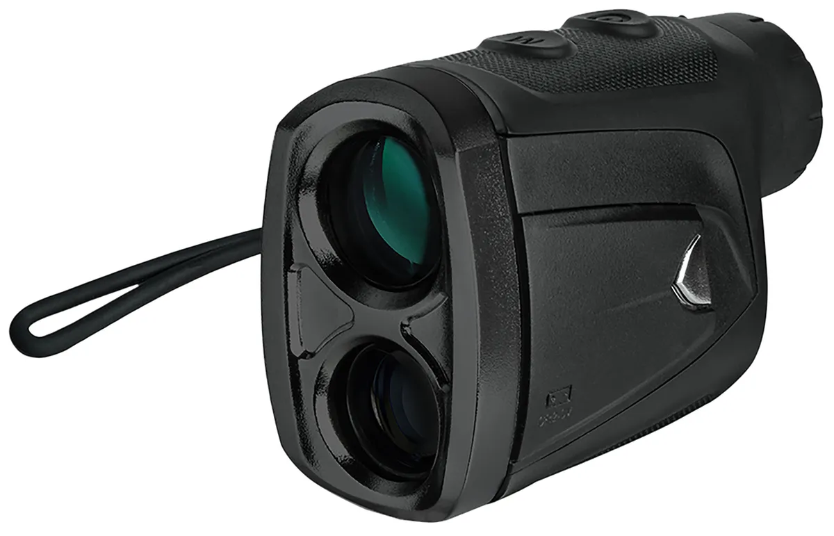 RF-1200 6x 25mm Laser Rangefinder - Black Rubber Armor