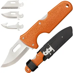Orange - Cold Steel Click n Cut Hunter Knife