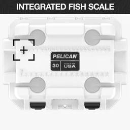 IM 30Qt Elite Cooler - White/Gray - Closeup