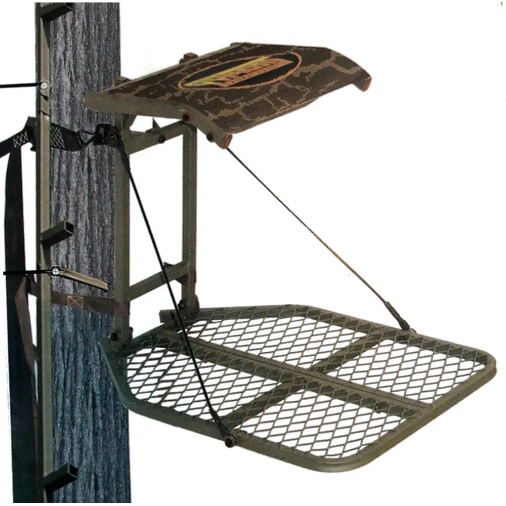 Trophy Treestands Archers Roost Combo Hang On Stand & 20ft. Climbing Sticks